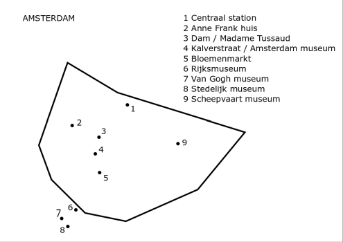 orintatiekaart Amsterdam voor slechtzienden